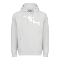 Dove Grey ultimate frisbee layout t shirt Premium Hoodie - linhVisuals