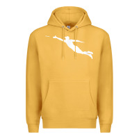 Mustard ultimate frisbee layout t shirt Premium Hoodie - linhVisuals