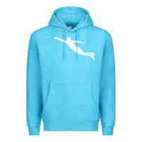 Ocean Blue ultimate frisbee layout t shirt Premium Hoodie - linhVisuals