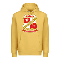 Antique Gold the swindon Premium Hoodie - linhVisuals