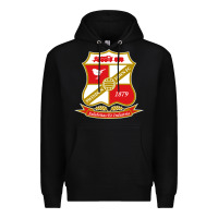 Black the swindon Premium Hoodie - linhVisuals