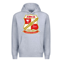 Heather Grey the swindon Premium Hoodie - linhVisuals
