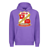Purple the swindon Premium Hoodie - linhVisuals