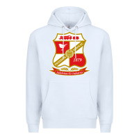 White the swindon Premium Hoodie - linhVisuals