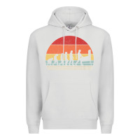 Dove Grey vintage retro evolution of the pinball lover premium t shirt Premium Hoodie - linhVisuals