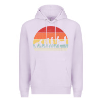 Lilac vintage retro evolution of the pinball lover premium t shirt Premium Hoodie - linhVisuals