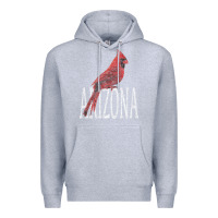 Heather Grey black vintage cardinal red bird arizona az gifts premium t shirt Premium Hoodie - linhVisuals