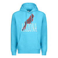 Ocean Blue black vintage cardinal red bird arizona az gifts premium t shirt Premium Hoodie - linhVisuals