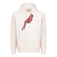 Pale Pink black vintage cardinal red bird arizona az gifts premium t shirt Premium Hoodie - linhVisuals