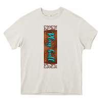 Cream baseball pen wraps Heavy Core Tee - BundleAndBundleShop