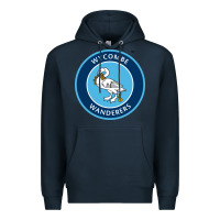 Navy the wycombe wanderers Premium Hoodie - linhVisuals