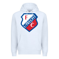 White the  utrecht Premium Hoodie - linhVisuals