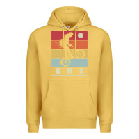 Antique Gold bmx vintage bike fans kids gift boys bmx pullover hoodie Premium Hoodie - linhVisuals