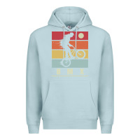 Blue Mist bmx vintage bike fans kids gift boys bmx pullover hoodie Premium Hoodie - linhVisuals
