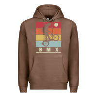 Chestnut bmx vintage bike fans kids gift boys bmx pullover hoodie Premium Hoodie - linhVisuals