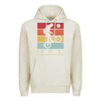 Oatmeal Heather bmx vintage bike fans kids gift boys bmx pullover hoodie Premium Hoodie - linhVisuals
