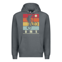 Rock bmx vintage bike fans kids gift boys bmx pullover hoodie Premium Hoodie - linhVisuals