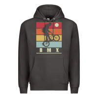 Smoke bmx vintage bike fans kids gift boys bmx pullover hoodie Premium Hoodie - linhVisuals