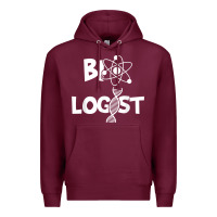 Burgundy biologist   funny biology student cell science chemistry dna t shirt Premium Hoodie - linhVisuals