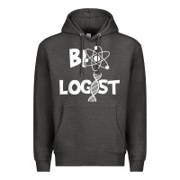 Charcoal Heather biologist   funny biology student cell science chemistry dna t shirt Premium Hoodie - linhVisuals