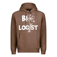 Chestnut biologist   funny biology student cell science chemistry dna t shirt Premium Hoodie - linhVisuals