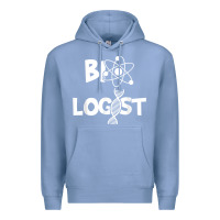 Colony Blue biologist   funny biology student cell science chemistry dna t shirt Premium Hoodie - linhVisuals