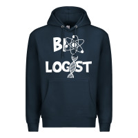 Navy biologist   funny biology student cell science chemistry dna t shirt Premium Hoodie - linhVisuals