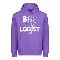 Purple biologist   funny biology student cell science chemistry dna t shirt Premium Hoodie - linhVisuals