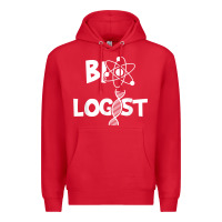 Red biologist   funny biology student cell science chemistry dna t shirt Premium Hoodie - linhVisuals