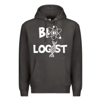 Smoke biologist   funny biology student cell science chemistry dna t shirt Premium Hoodie - linhVisuals