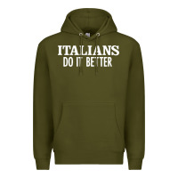 Army Green italians do it better Premium Hoodie - linhVisuals