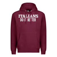 Burgundy italians do it better Premium Hoodie - linhVisuals