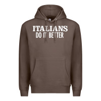 Coffee italians do it better Premium Hoodie - linhVisuals