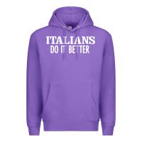 Purple italians do it better Premium Hoodie - linhVisuals