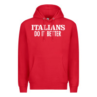 Red italians do it better Premium Hoodie - linhVisuals