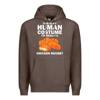 Coffee funny chicken nugget costume for kids fashion nugget foodie t shirt Premium Hoodie - linhVisuals