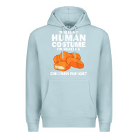 Blue Mist funny chicken nugget costume for kids fashion nugget foodie t shirt Premium Hoodie - linhVisuals