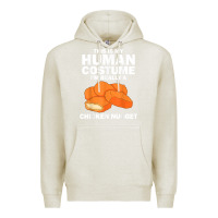 Oatmeal Heather funny chicken nugget costume for kids fashion nugget foodie t shirt Premium Hoodie - linhVisuals