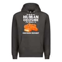 Smoke funny chicken nugget costume for kids fashion nugget foodie t shirt Premium Hoodie - linhVisuals