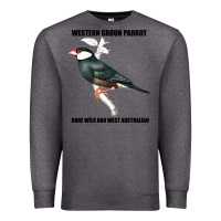 Charcoal Heather Western Ground Parrot Rare Wild And West Australia Premium Sweatshirt - Bettercallsaul