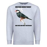Heather Grey Western Ground Parrot Rare Wild And West Australia Premium Sweatshirt - Bettercallsaul