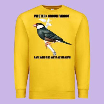 Western Ground Parrot Rare Wild And West Australia Premium Sweatshirt Designed By Bettercallsaul