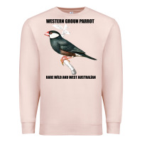 Pale Pink Western Ground Parrot Rare Wild And West Australia Premium Sweatshirt - Bettercallsaul