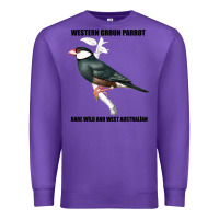 Purple Western Ground Parrot Rare Wild And West Australia Premium Sweatshirt - Bettercallsaul