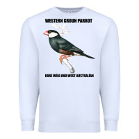 White Western Ground Parrot Rare Wild And West Australia Premium Sweatshirt - Bettercallsaul