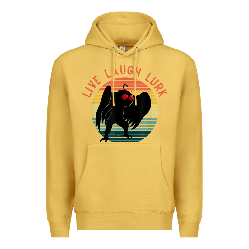 Mothman Live Laugh Lurk Premium Hoodie by linhVisuals | Teevron