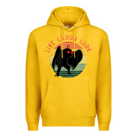 Lemon mothman live laugh lurk Premium Hoodie - linhVisuals