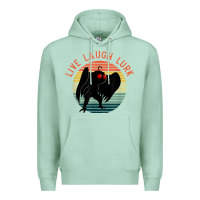 Seafoam mothman live laugh lurk Premium Hoodie - linhVisuals