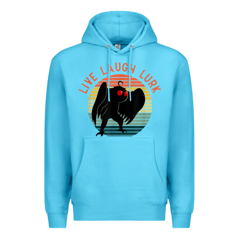 Mothman Live Laugh Lurk Premium Hoodie by linhVisuals | Teevron