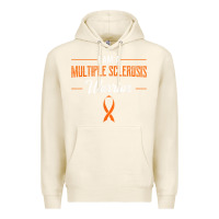 Tofu multiple sclerosis warrior autoimmune disease orange ribbon Premium Hoodie - linhVisuals
